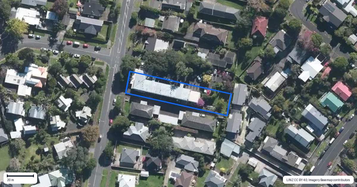 Property context map for 43C Woodward Road, Mount Albert, Auckland