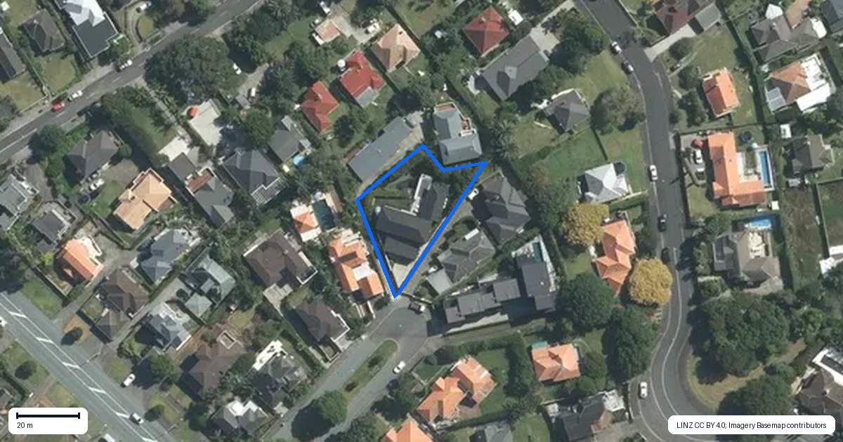 Property context map for 8 Puna Street, Orakei, Auckland