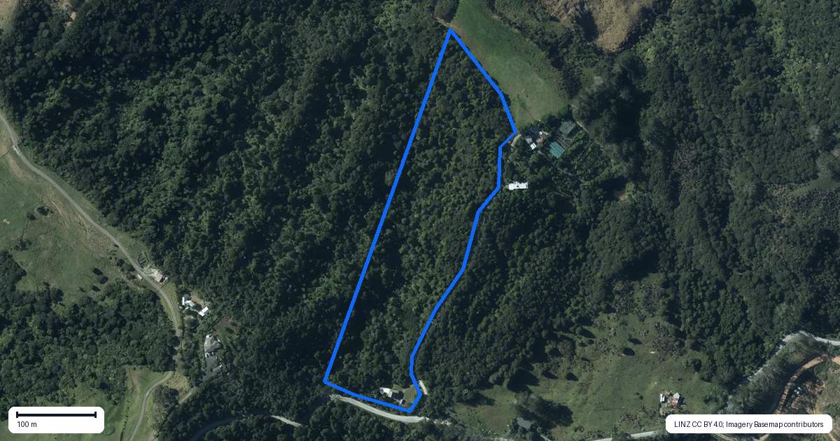 Property context map for 144 Govan Wilson Road, Whangaripo, Wellsford