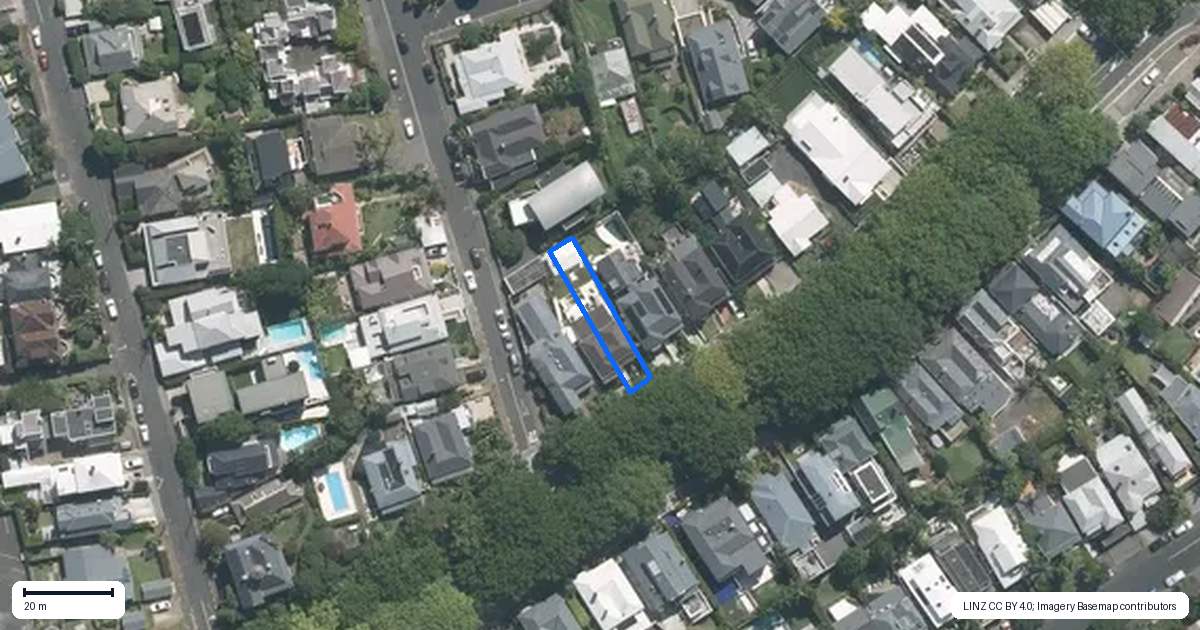 Property context map for 14 Franklin Road, Freemans Bay, Auckland