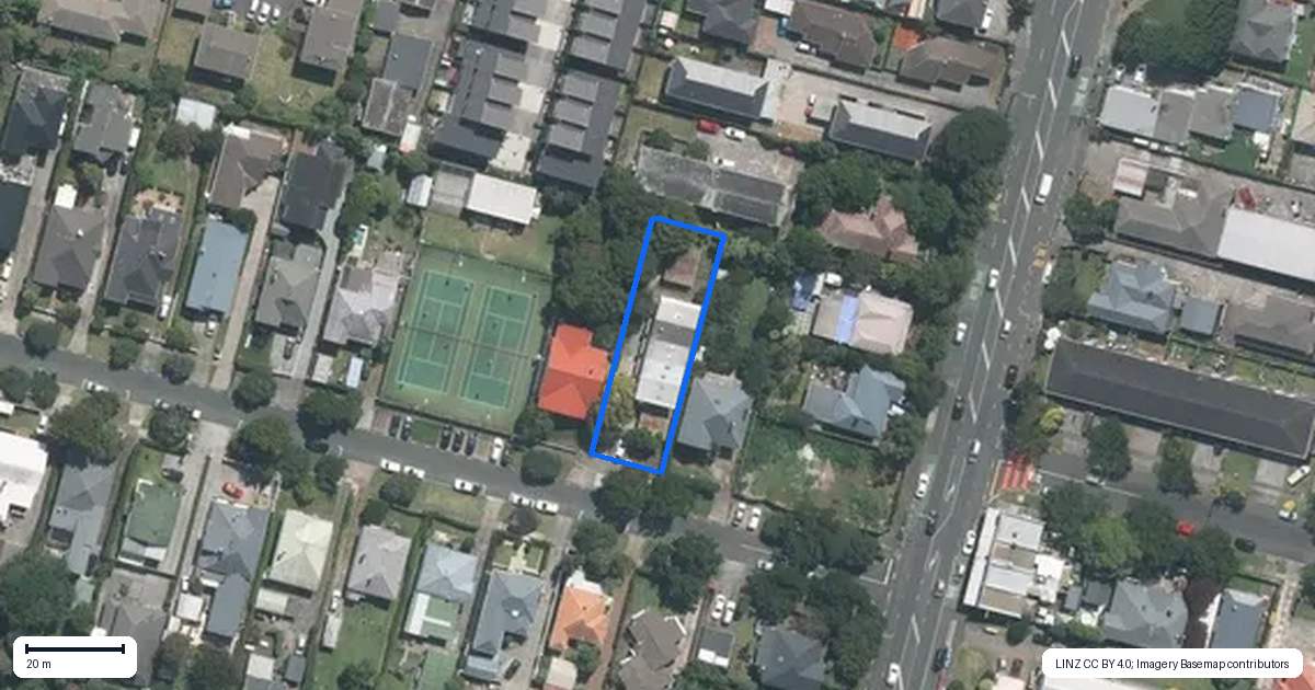 Property context map for 1/3 Grove Road, Sandringham, Auckland