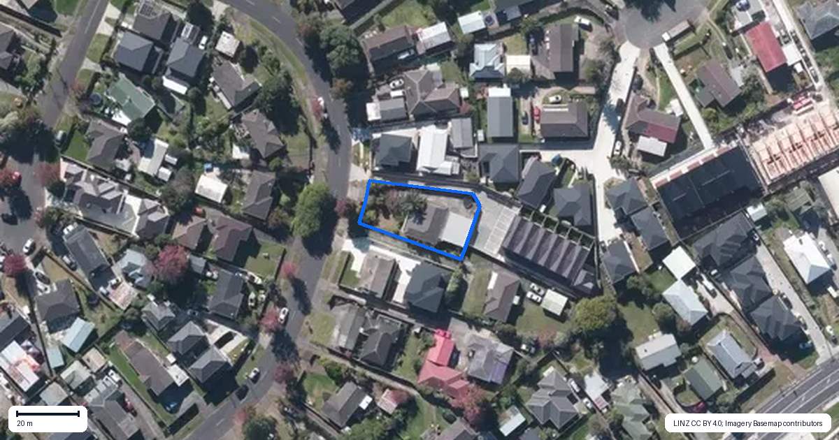 Property context map for 38 Bahari Drive, Ranui, Auckland