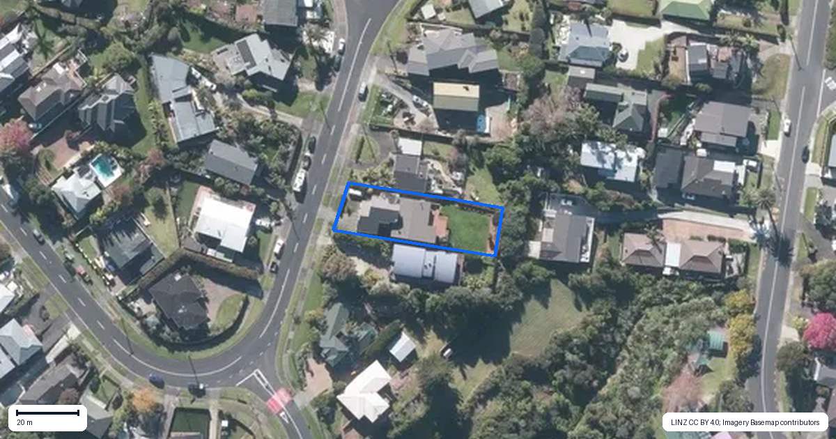 Property context map for 67 Churchill Road, Cockle Bay, Auckland