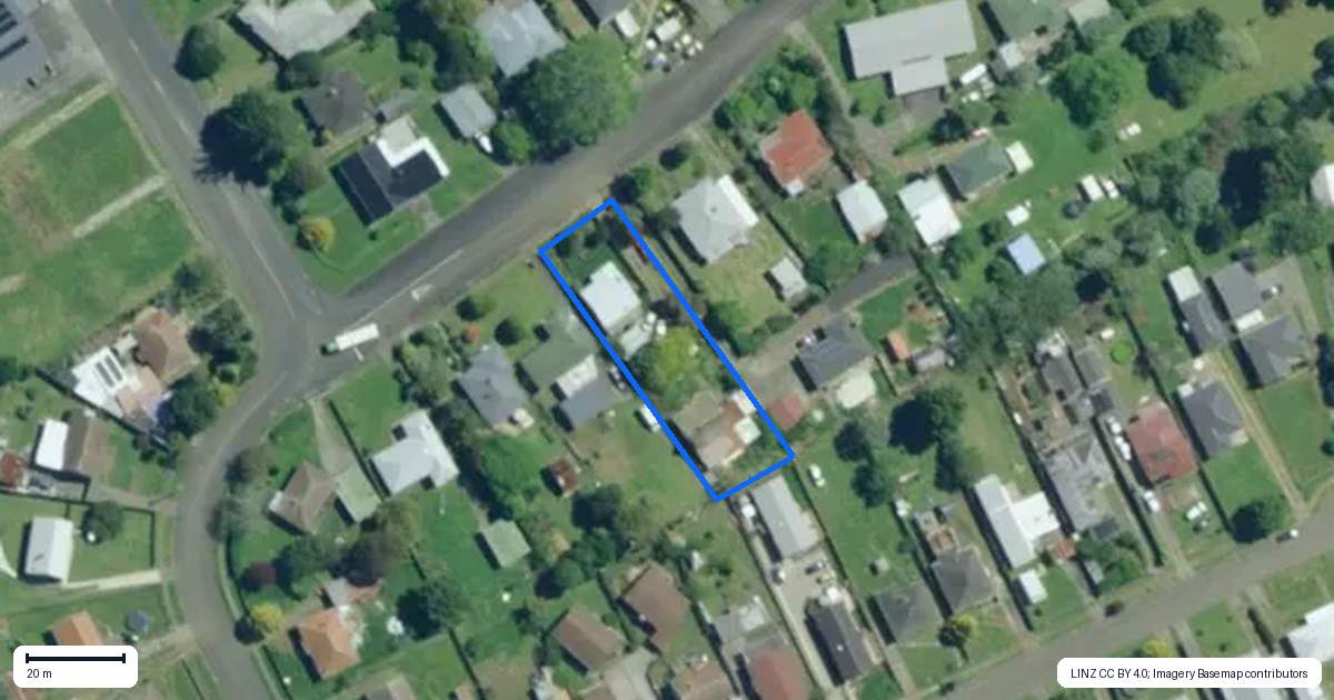 Property context map for 1/15 Kowhai Avenue, Kaikohe