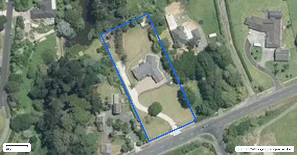 Property context map for 88 Ranfurly Road, Alfriston, Auckland