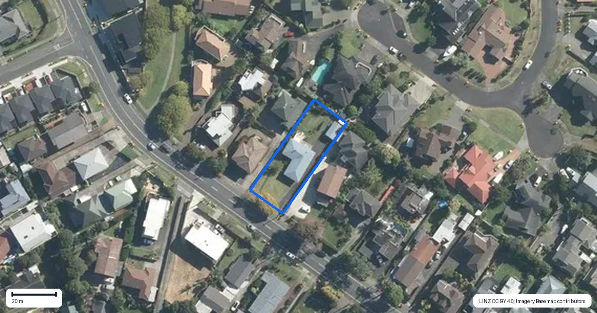 Property context map for 198 Bucklands Beach Road, Bucklands Beach, Auckland
