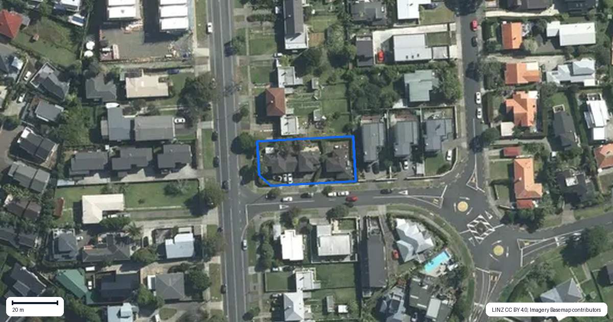 Property context map for 2B Tokomaru Street, Orakei, Auckland