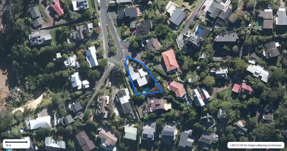 Property context map for 36 Telstar Place, Beach Haven, Auckland