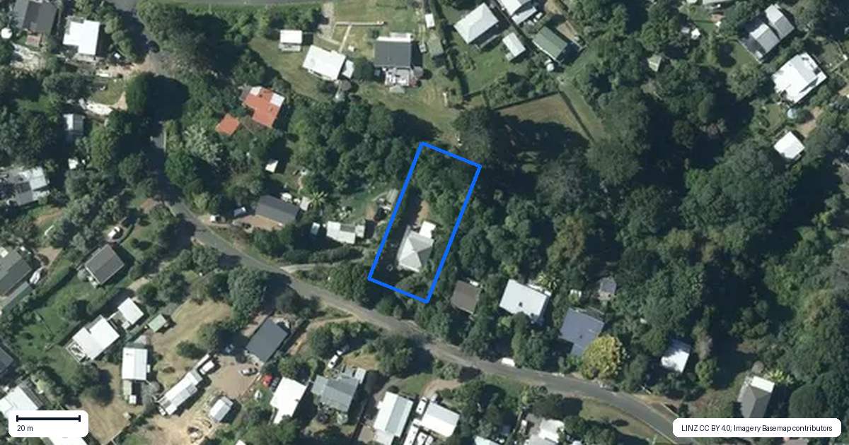 Property context map for 19 Trig Hill Road, Onetangi, Waiheke Island