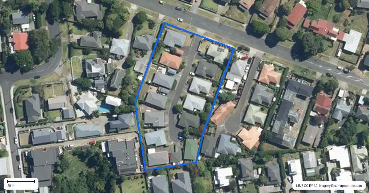 Property context map for 10/53 Mays Road, Onehunga, Auckland