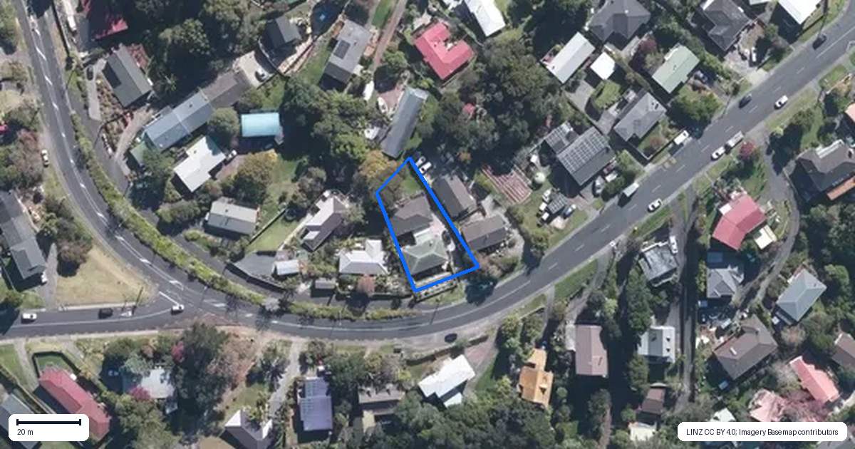 Property context map for 2/159A Manuka Road, Bayview, Auckland