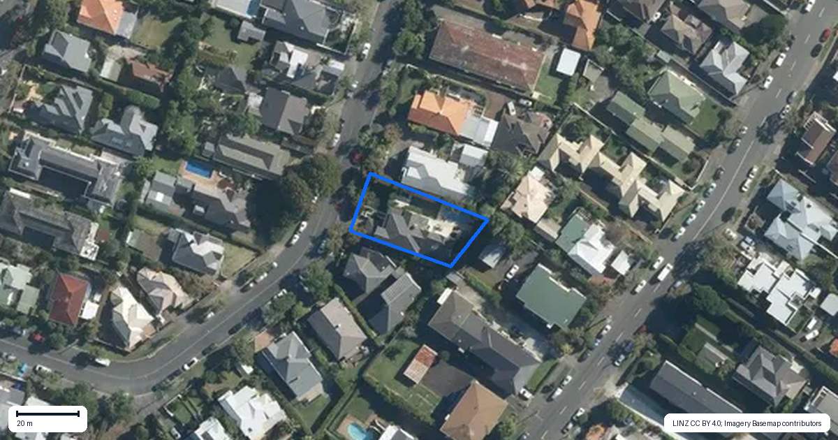 Property context map for 20 Norana Avenue, Remuera, Auckland