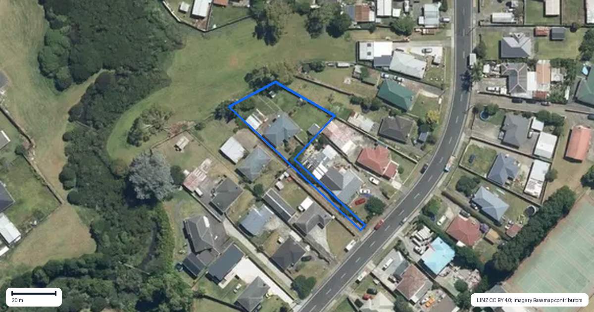 Property context map for 188 Tennessee Avenue, Mangere East, Auckland