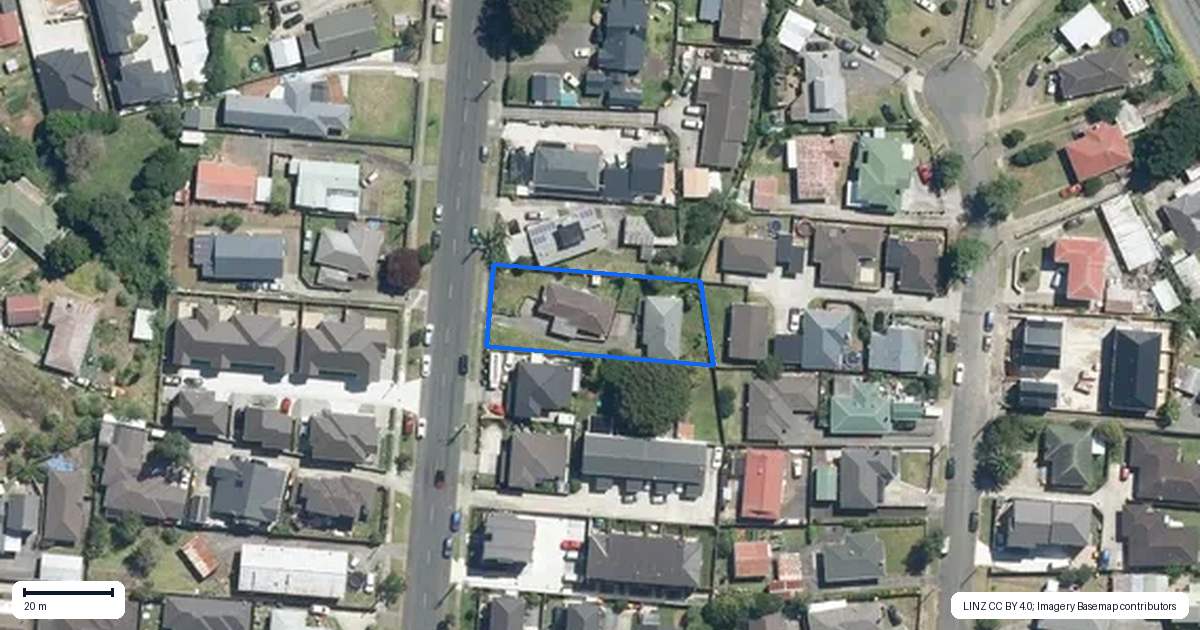 Property context map for 136 Gray Avenue, Papatoetoe, Auckland