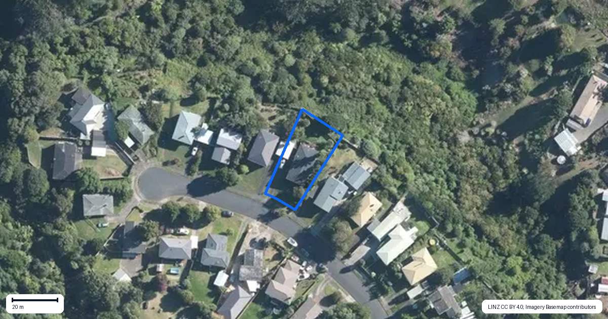 Property context map for 39 Totara Street, Waiuku