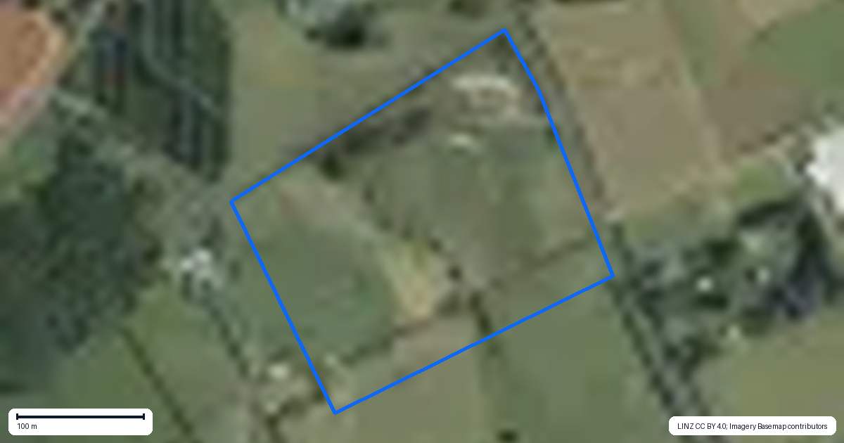 Property context map for 314 Razorback Road, Pokeno