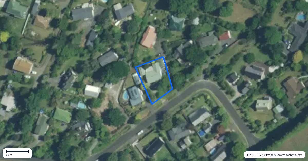 Property context map for 74 Kemp Road, Kerikeri