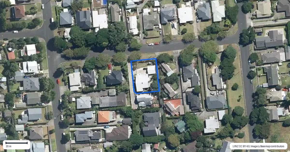 Property context map for 9 Taiere Terrace, Onehunga, Auckland