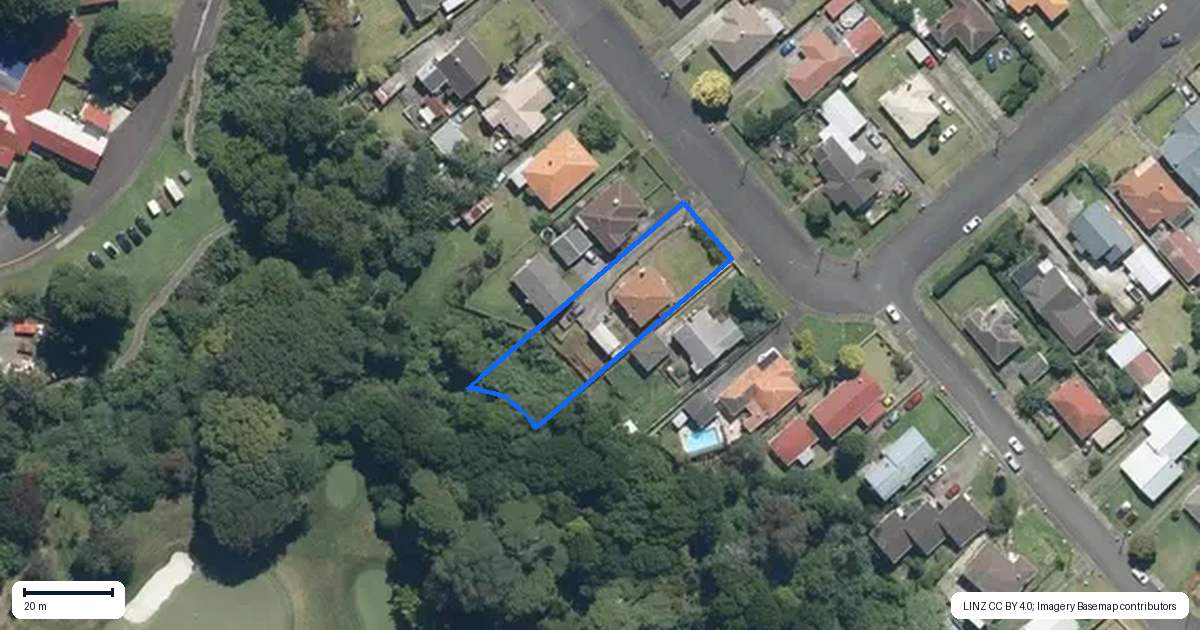 Property context map for 13 Baldwin Street, Otahuhu, Auckland