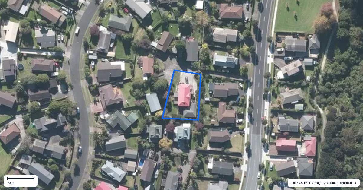 Property context map for 44 Gosford Drive, Botany Downs, Auckland