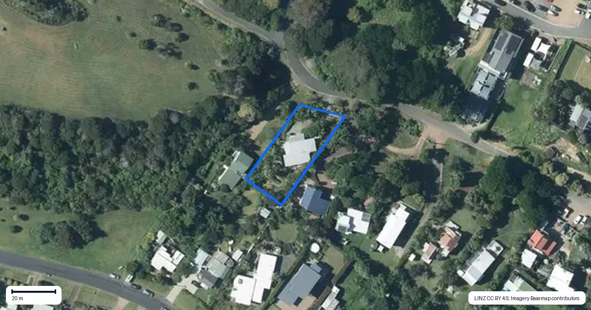 Property context map for 3 Kuaka Road, Oneroa, Waiheke Island