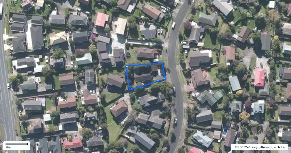 Property context map for 22 Sandgate Avenue, Botany Downs, Auckland