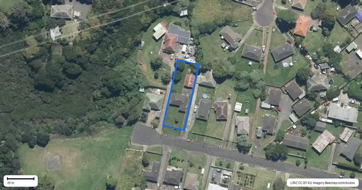 Property context map for 25 Laxon Avenue, Otara, Auckland