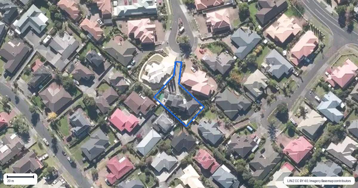 Property context map for 11 Renway Rise, Somerville, Auckland