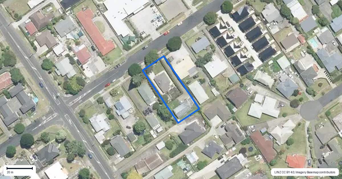 Property context map for 98A Victoria Street, Pukekohe