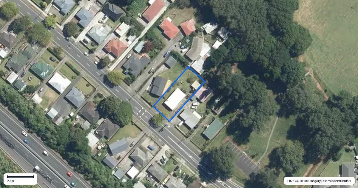 Property context map for 48 Skipton Street, Mangere East, Auckland