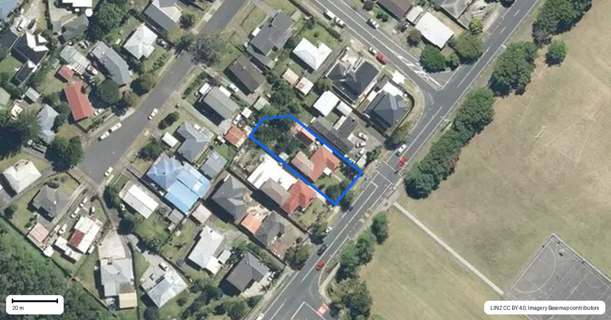 Property context map for 245 Portage Road, Papatoetoe, Auckland