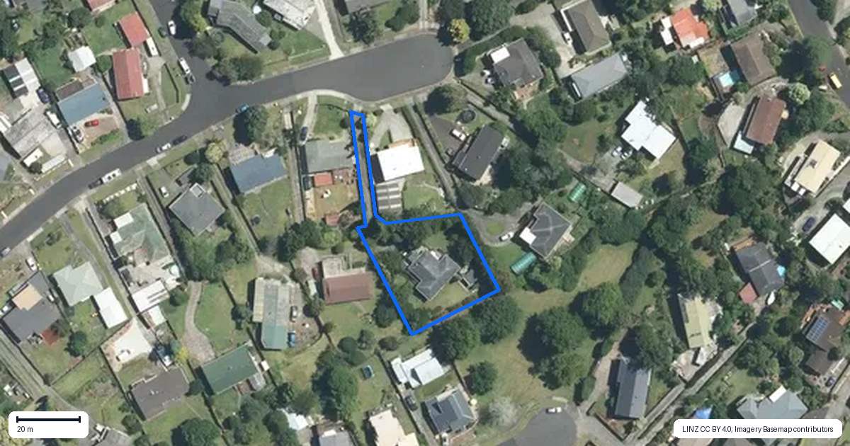 Property context map for 51 Mack Place, Red Hill, Papakura