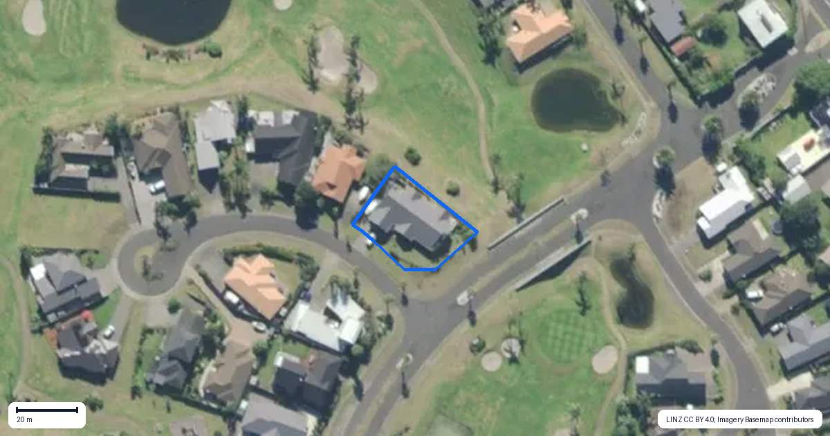 Property context map for 2 Cayman Court, One Tree Point, Whangarei