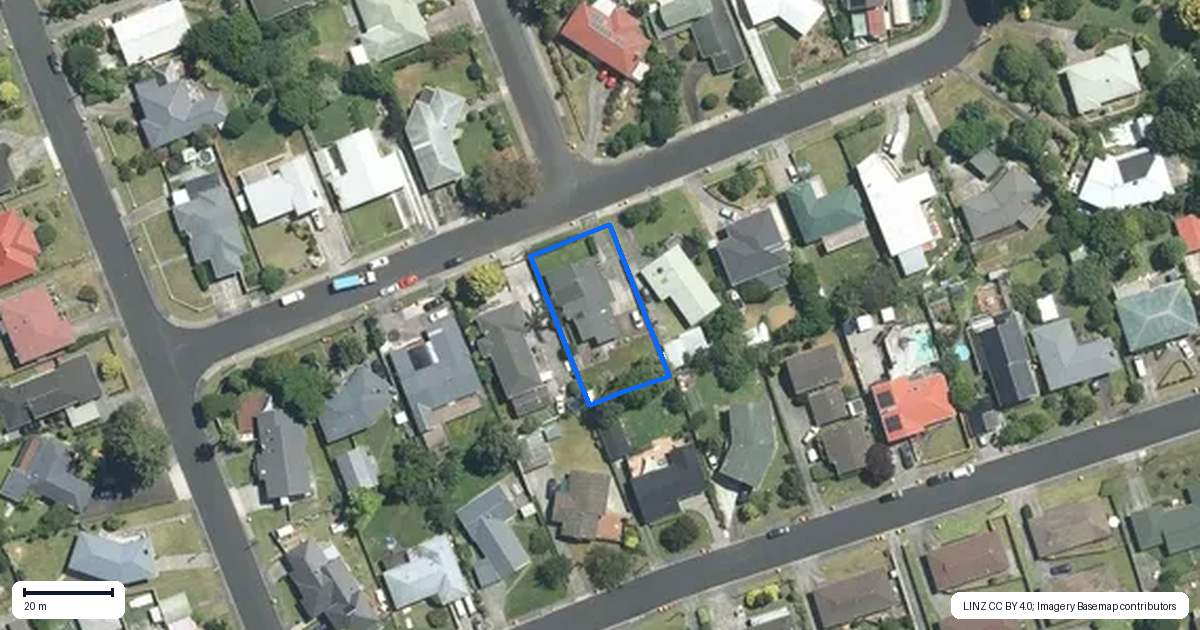 Property context map for 9 Halberg Street, Papakura