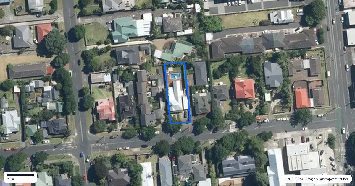 Property context map for 52 Grey Street, Onehunga, Auckland