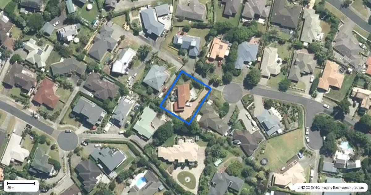 Property context map for 9 Roseville Road, Gulf Harbour, Whangaparaoa