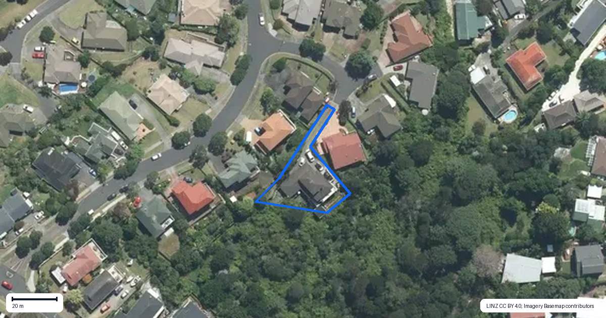 Property context map for 3 Lincoln Close, Northcross, Auckland