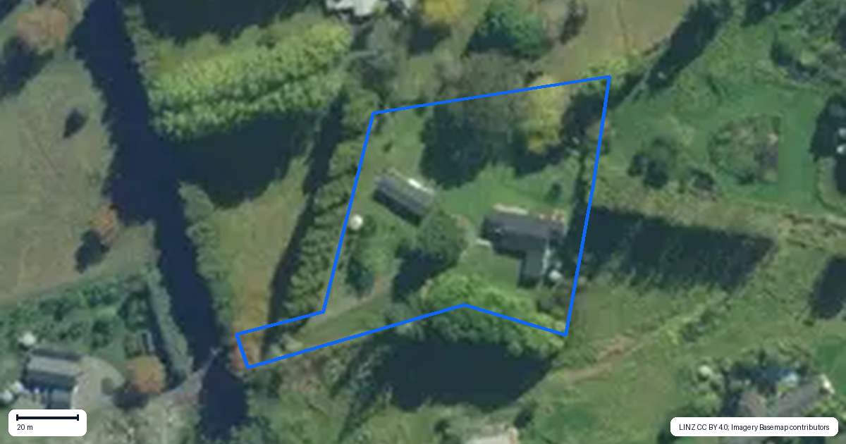 Property context map for 22 Mangakaretu Road, Waipapa
