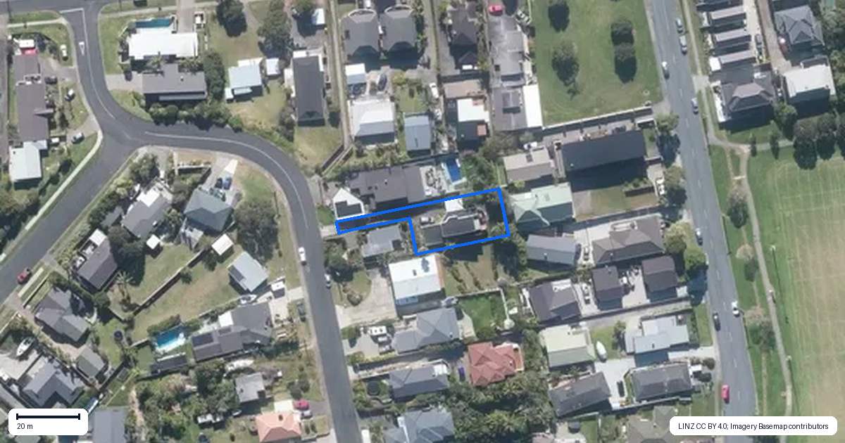 Property context map for 10A Rushden Terrace, Red Beach, Whangaparaoa