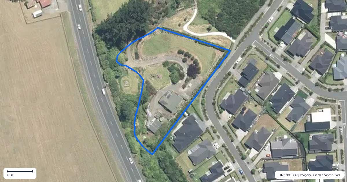 Property context map for 763 Paerata Road, Paerata, Pukekohe