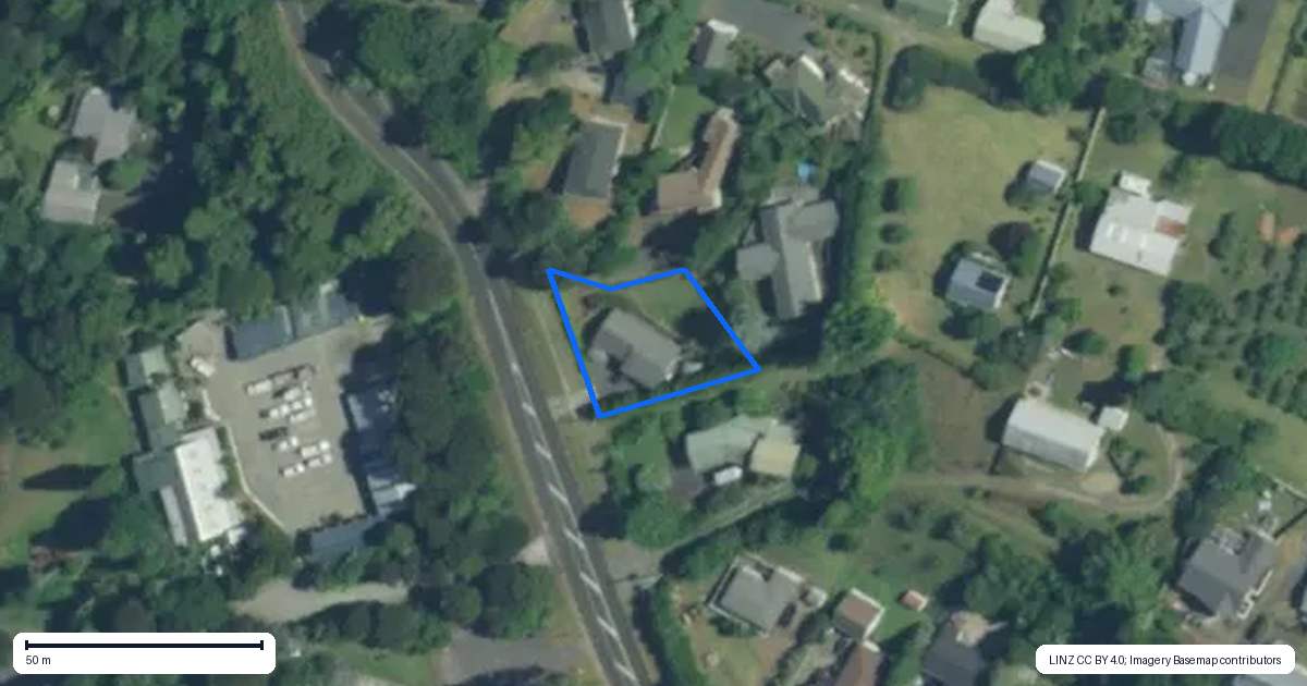 Property context map for 29 Landing Road, Kerikeri