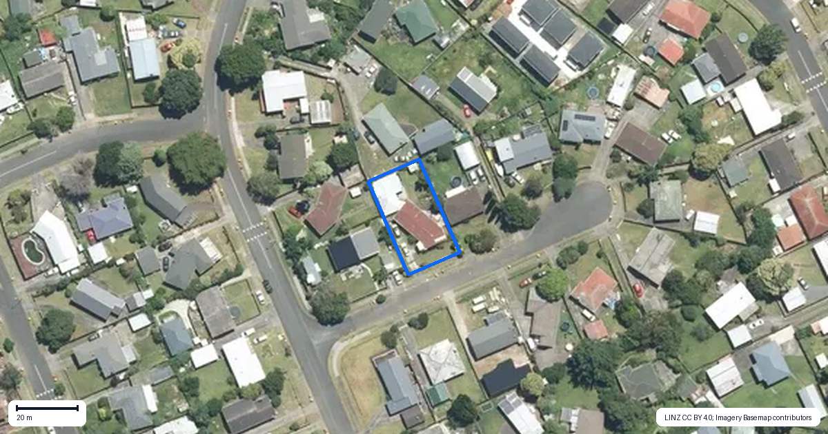 Property context map for 4 Burlington Place, Manurewa, Auckland