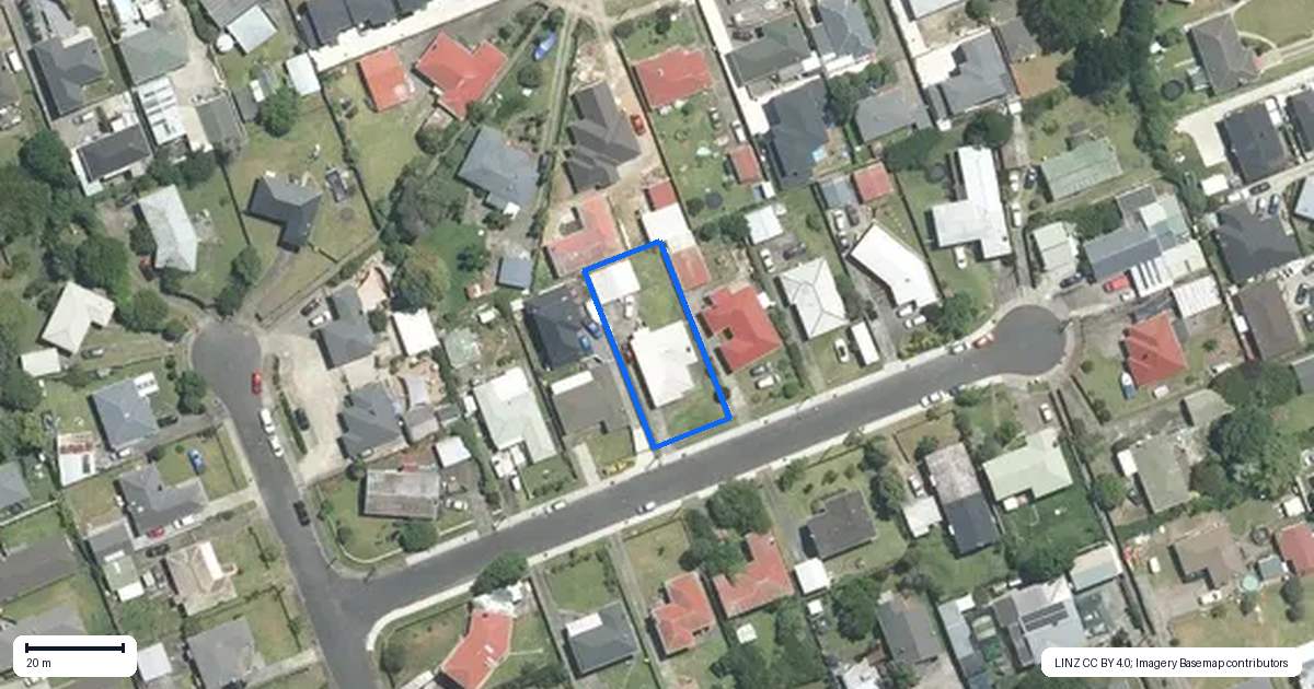 Property context map for 6 Grebe Street, Manurewa, Auckland