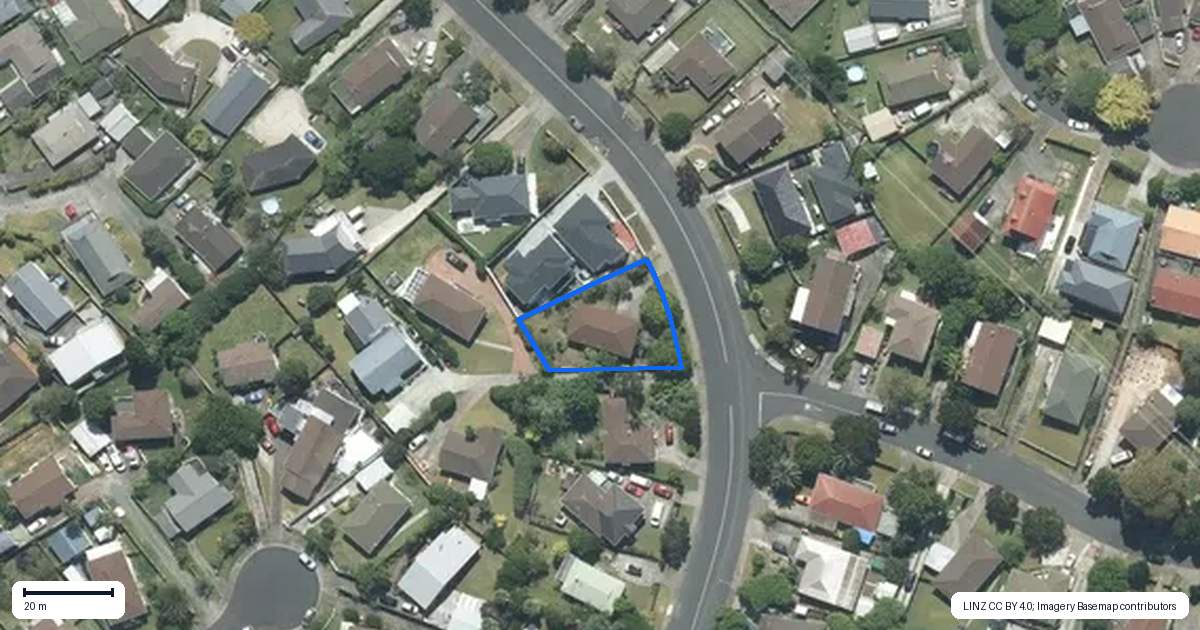 Property context map for 36 Meadowood Drive, Unsworth Heights, Auckland
