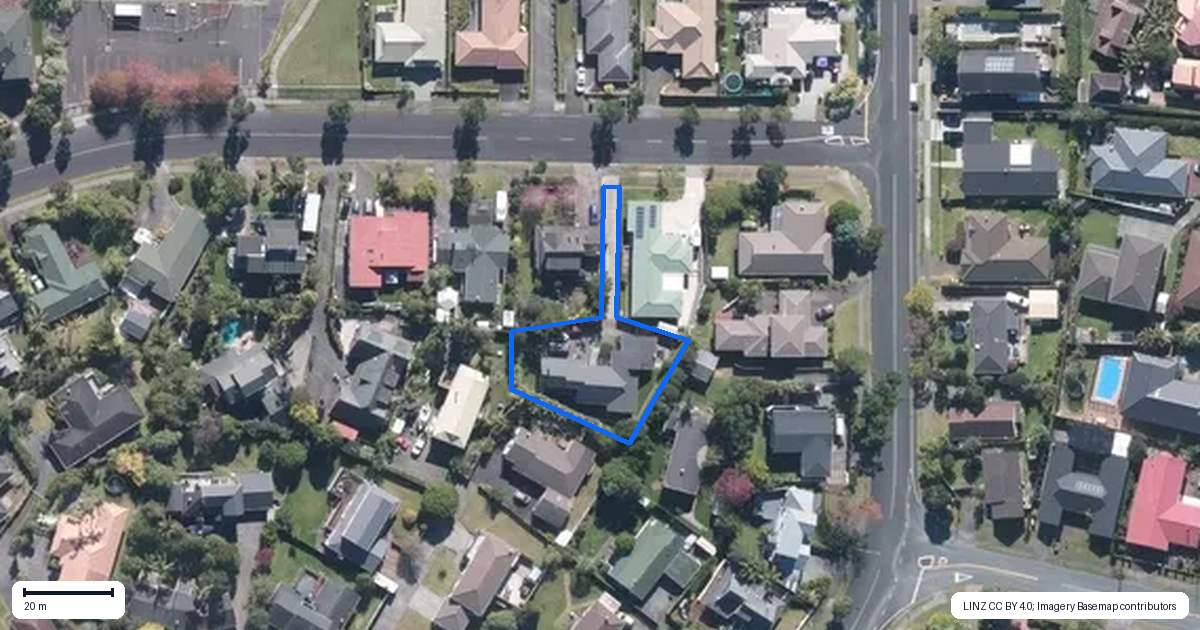 Property context map for 6 Picasso Drive, West Harbour, Auckland