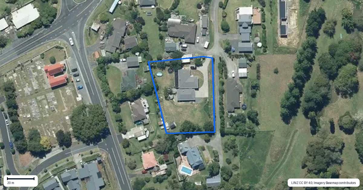 Property context map for 24 Wyn Close, Kaukapakapa