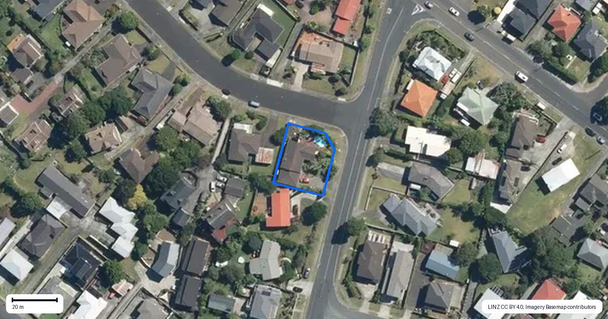 Property context map for 2 Mariposa Avenue, Lynfield, Auckland