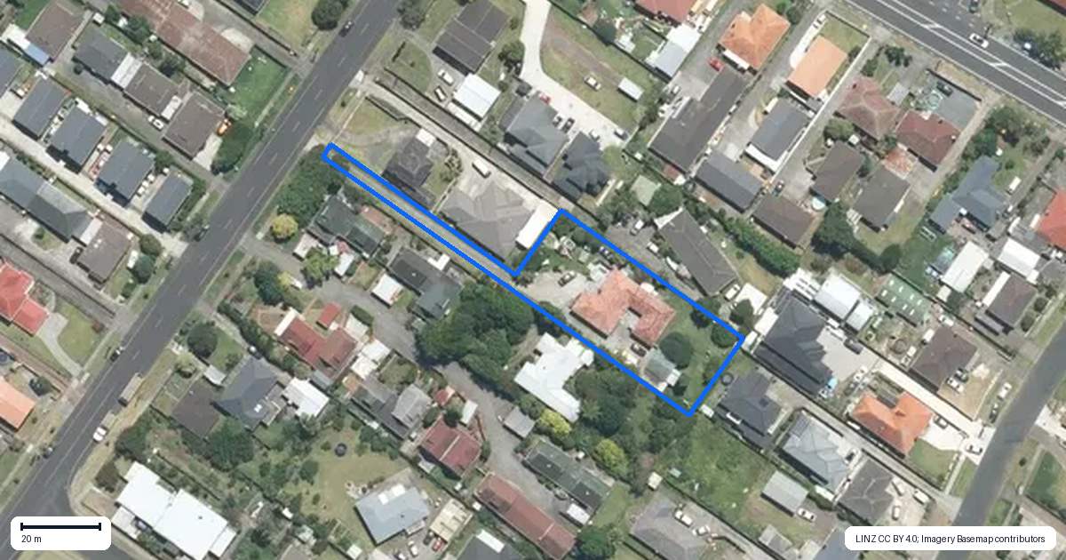 Property context map for 73 Birdwood Avenue, Papatoetoe, Auckland