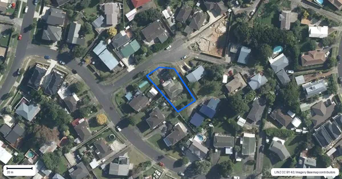 Property context map for 3 Pauline Place, Bucklands Beach, Auckland