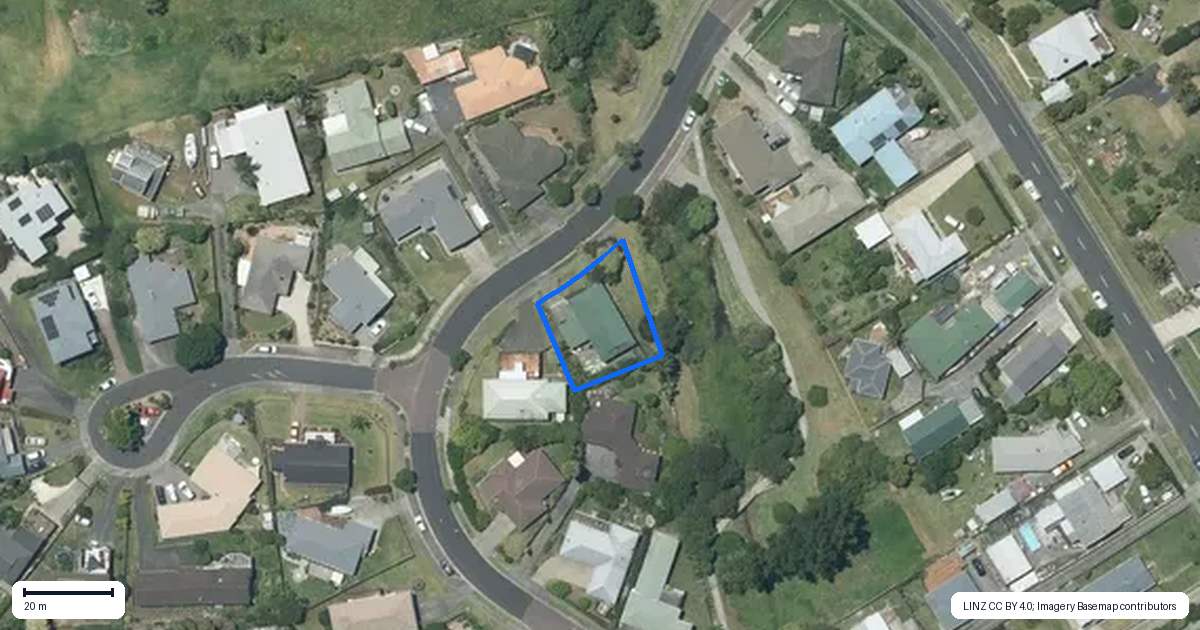 Property context map for 9 Cabeleigh Drive, Helensville